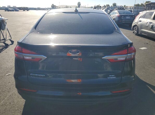 3FA6P0LU1LR142369 2020 FORD FUSION Black Rear view