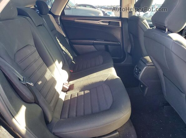 3FA6P0LU1LR142369 2020 FORD FUSION Black Rear seats view