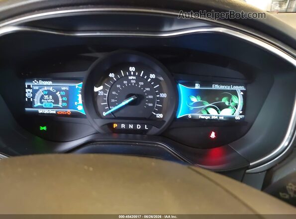 3FA6P0LU1LR200691 2020 FORD FUSION Синий Вид задних сидений