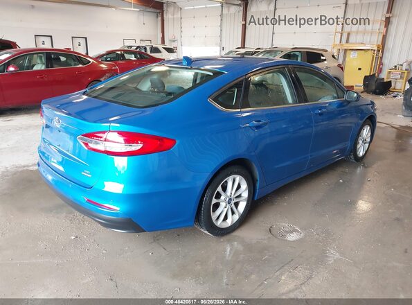 3FA6P0LU1LR200691 2020 FORD FUSION Синий Задняя правая четверть