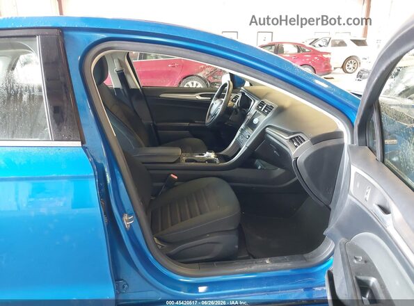 3FA6P0LU1LR200691 2020 FORD FUSION Синий Вид салона спереди