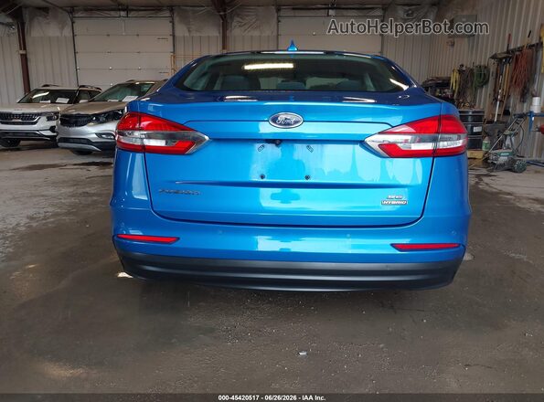 3FA6P0LU1LR200691 2020 FORD FUSION Синий 