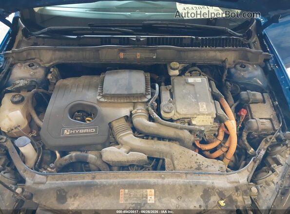 3FA6P0LU1LR200691 2020 FORD FUSION Синий Вид сзади