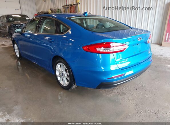 3FA6P0LU1LR200691 2020 FORD FUSION Синий Задняя левая четверть