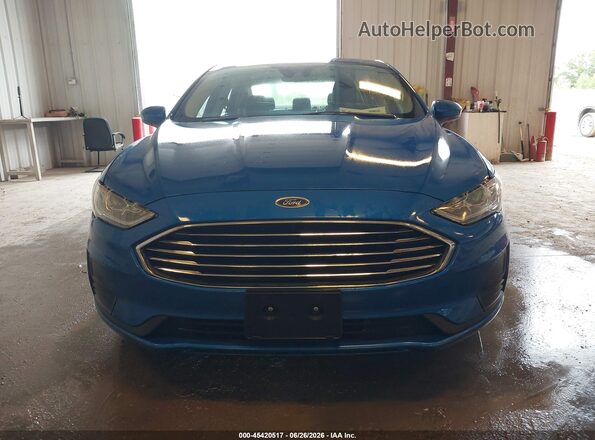 3FA6P0LU1LR200691 2020 FORD FUSION Синий Вид спереди