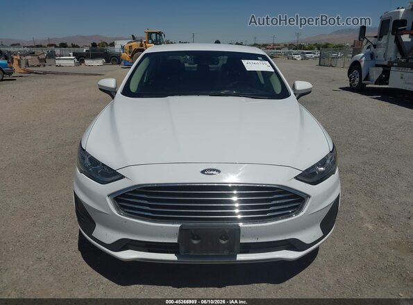 3FA6P0LU1LR225400 2020 FORD FUSION White Vista del cuadro de instrumentos