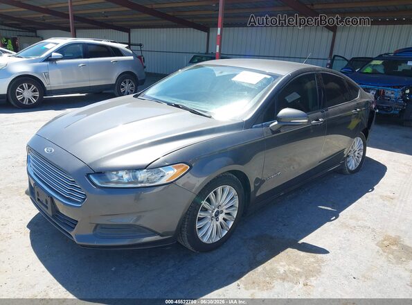 3FA6P0LU2GR157632 2016 FORD FUSION HYBRID Gray Передня ліва чверть