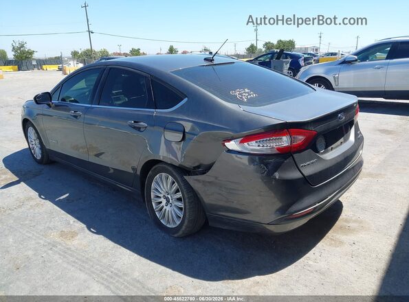 3FA6P0LU2GR157632 2016 FORD FUSION HYBRID Gray Задня ліва чверть