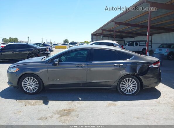 3FA6P0LU2GR157632 2016 FORD FUSION HYBRID Gray Панорамний вид салону 360°