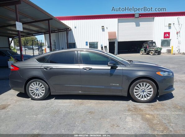 3FA6P0LU2GR157632 2016 FORD FUSION HYBRID Gray Вид задньої частини салону