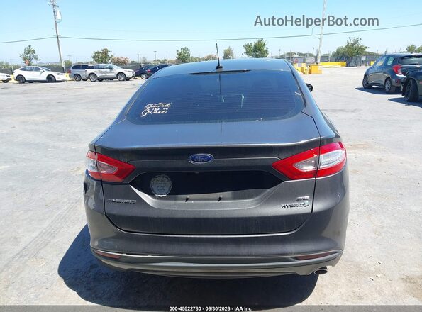 3FA6P0LU2GR157632 2016 FORD FUSION HYBRID Gray 