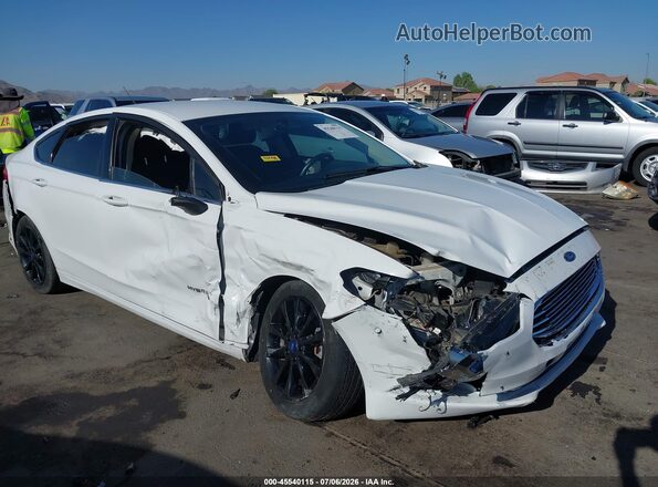 3FA6P0LU2HR233349 2017 FORD FUSION HYBRID White Vista frontal