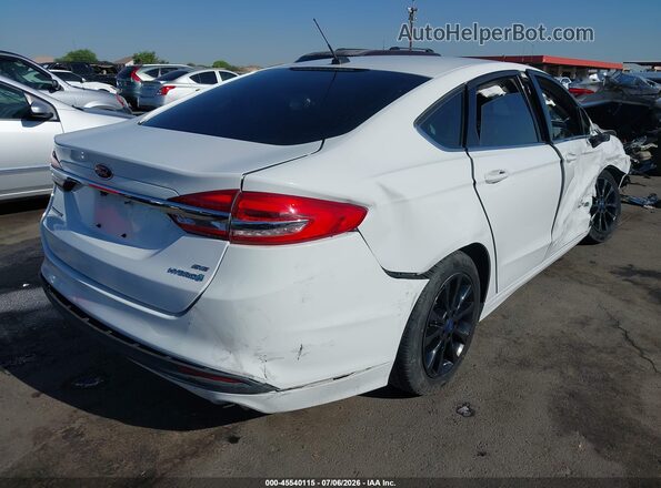 3FA6P0LU2HR233349 2017 FORD FUSION HYBRID White Trasero derecho