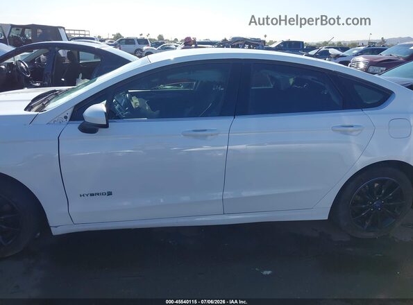 3FA6P0LU2HR233349 2017 FORD FUSION HYBRID White 