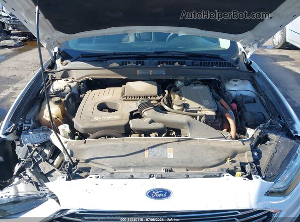 3FA6P0LU2HR233349 2017 FORD FUSION HYBRID White Vista trasera
