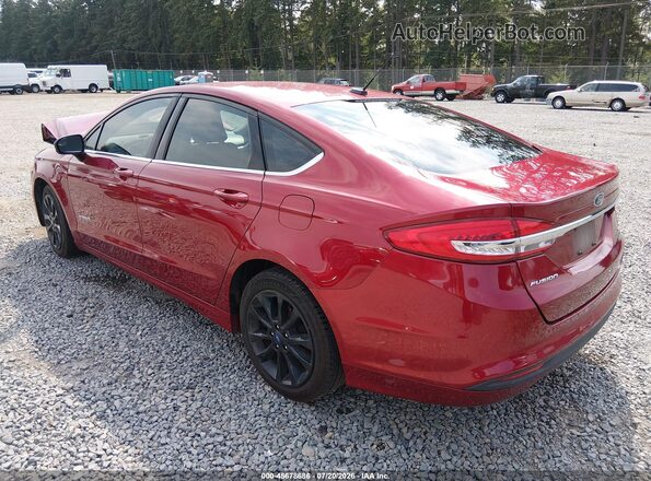 3FA6P0LU2HR326968 2017 FORD FUSION HYBRID Красный Задняя левая четверть
