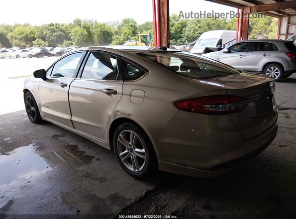 3FA6P0LU2JR140742 2018 FORD FUSION HYBRID Gold Tył lewy