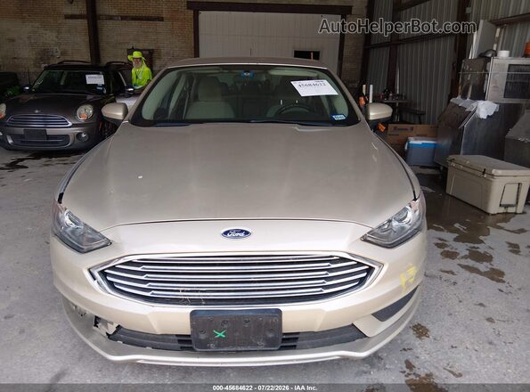 3FA6P0LU2JR140742 2018 FORD FUSION HYBRID Gold Widok deski rozdzielczej