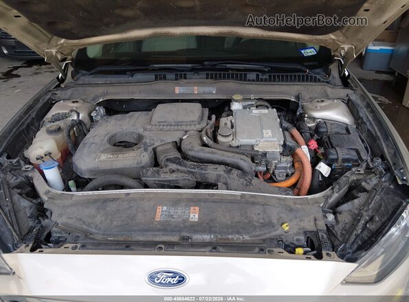 3FA6P0LU2JR140742 2018 FORD FUSION HYBRID Gold Widok z tyłu