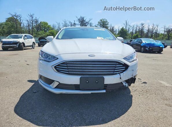 3FA6P0LU2JR163504 2018 FORD FUSION White Front view
