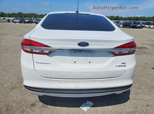 3FA6P0LU2JR163504 2018 FORD FUSION White Rear view