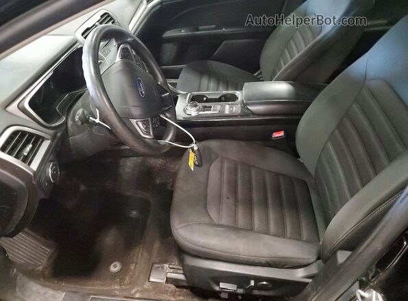 3FA6P0LU2JR194798 2018 FORD FUSION Черный Вид салона спереди