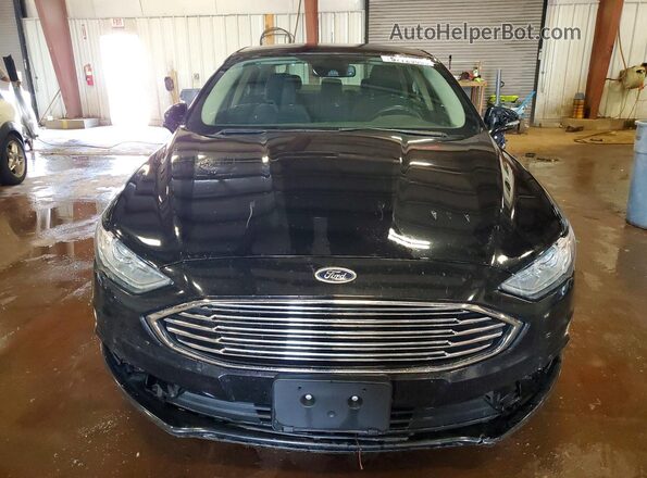 3FA6P0LU2JR194798 2018 FORD FUSION Черный Вид спереди