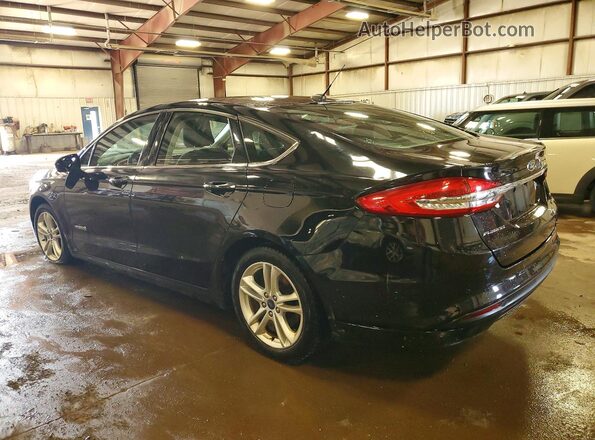 3FA6P0LU2JR194798 2018 FORD FUSION Черный Задняя левая четверть