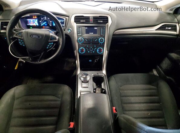 3FA6P0LU2JR194798 2018 FORD FUSION Черный Вид панели приборов