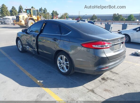 3FA6P0LU2JR196874 2018 FORD FUSION HYBRID Gray Tył lewy