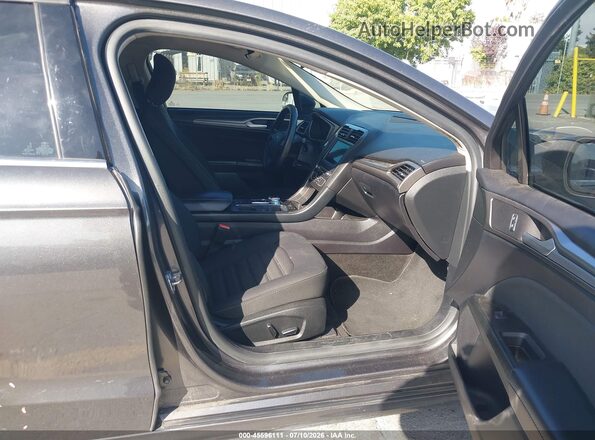 3FA6P0LU2JR196874 2018 FORD FUSION HYBRID Gray Widok wnętrza z przodu