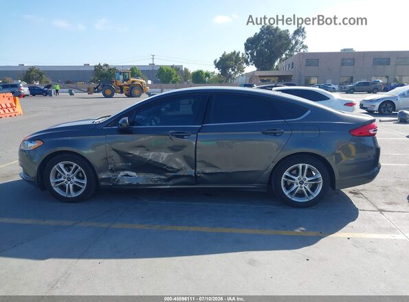 3FA6P0LU2JR196874 2018 FORD FUSION HYBRID Gray Widok wnętrza 360 stopni