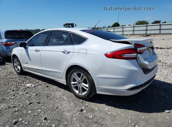 3FA6P0LU2JR235110 2018 FORD FUSION White Задня ліва чверть