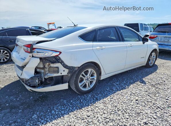 3FA6P0LU2JR235110 2018 FORD FUSION White Задня права чверть