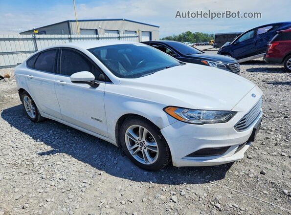 3FA6P0LU2JR235110 2018 FORD FUSION White Передня права чверть
