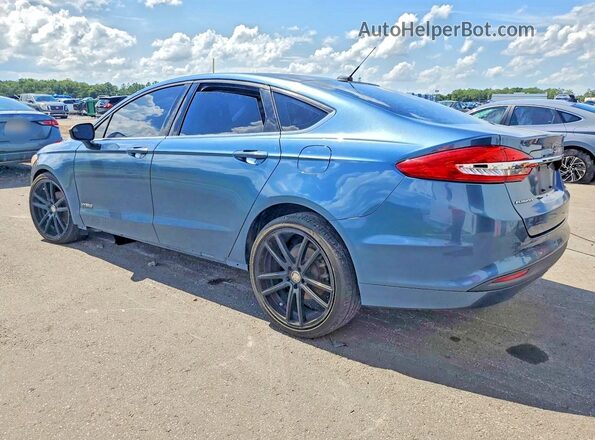 3FA6P0LU2JR241893 2018 FORD FUSION Синий Задняя левая четверть