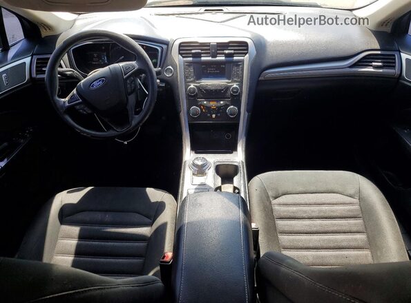 3FA6P0LU2JR241893 2018 FORD FUSION Синий Вид панели приборов