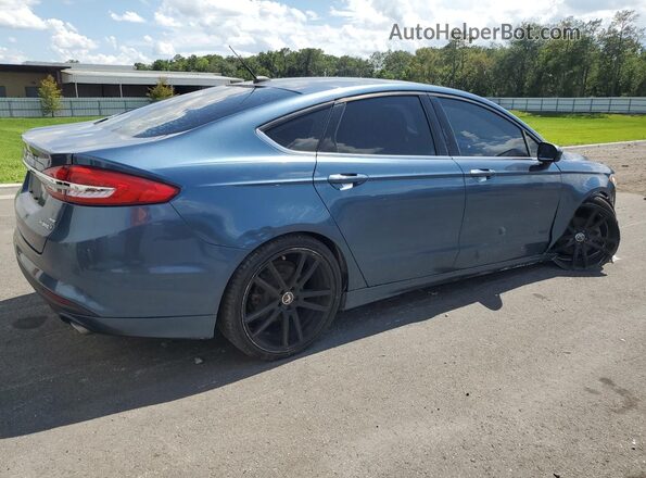 3FA6P0LU2JR241893 2018 FORD FUSION Синий 