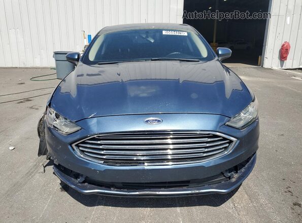 3FA6P0LU2JR241893 2018 FORD FUSION Синий Вид наклейки с VIN-кодом