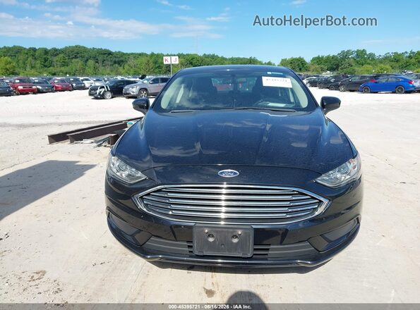 3FA6P0LU2JR258077 2018 FORD FUSION HYBRID Black Սարքավորումների վահանակի տեսք