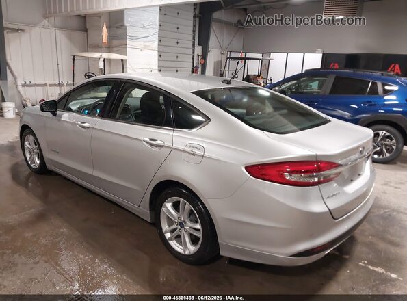 3FA6P0LU2JR258080 2018 FORD FUSION HYBRID Silver Հետևի ձախ