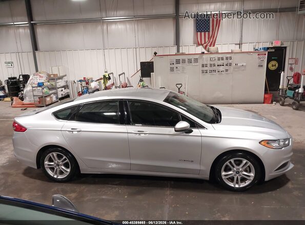 3FA6P0LU2JR258080 2018 FORD FUSION HYBRID Silver 