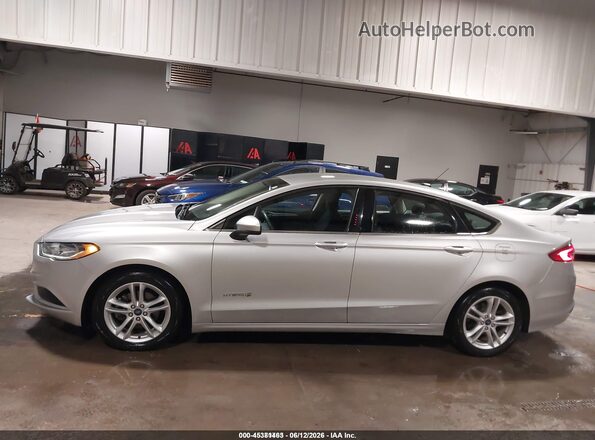 3FA6P0LU2JR258080 2018 FORD FUSION HYBRID Silver 