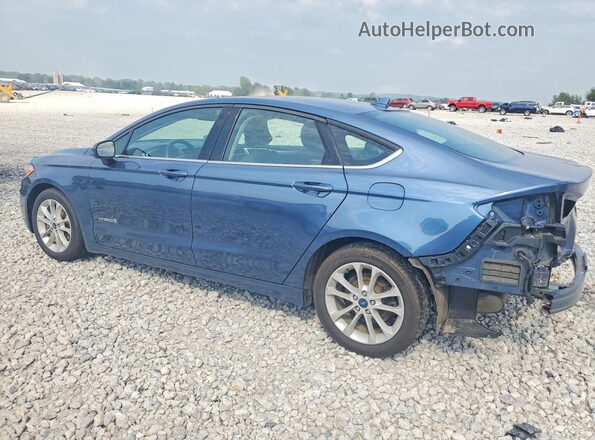 3FA6P0LU2KR103062 2019 FORD FUSION Blue Задня ліва чверть