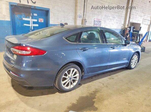 3FA6P0LU2KR167814 2019 FORD FUSION Синий Задняя правая четверть