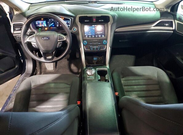 3FA6P0LU2KR167814 2019 FORD FUSION Синий Вид панели приборов
