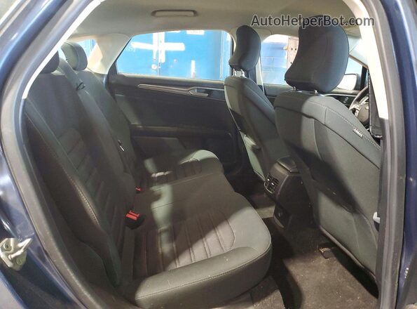 3FA6P0LU2KR167814 2019 FORD FUSION Синий Вид задних сидений