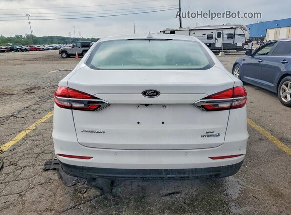 3FA6P0LU2KR188047 2019 FORD FUSION White Հետևի տեսք