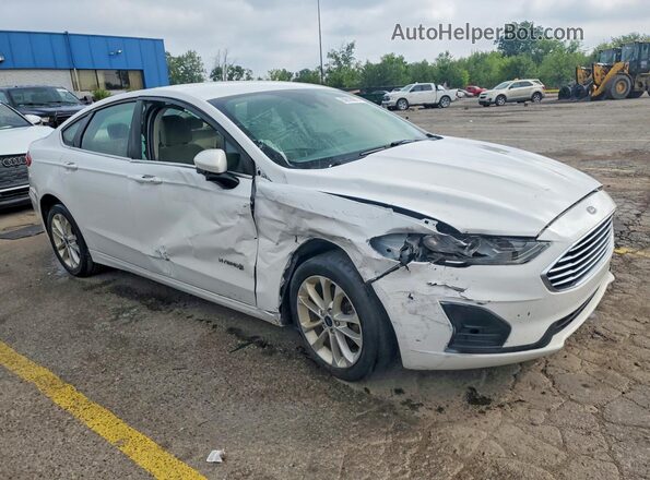 3FA6P0LU2KR188047 2019 FORD FUSION White Առջևի աջ