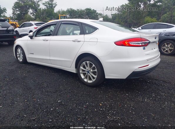 3FA6P0LU2KR192096 2019 FORD FUSION HYBRID White Հետևի ձախ